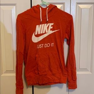 Nike Red-Orange Hoodie
